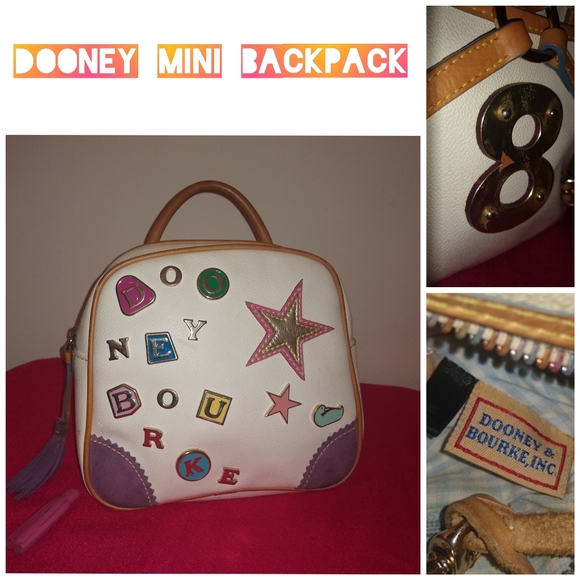Dooney & Bourke Handbags - Dooney & Bourke RARE white leather